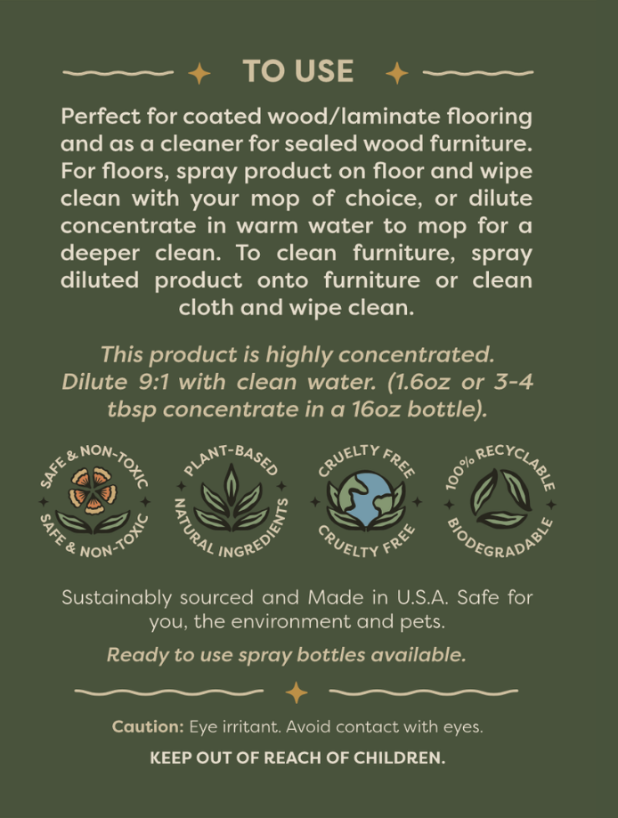 Grounded Wood Floor & Furniture Concentrate