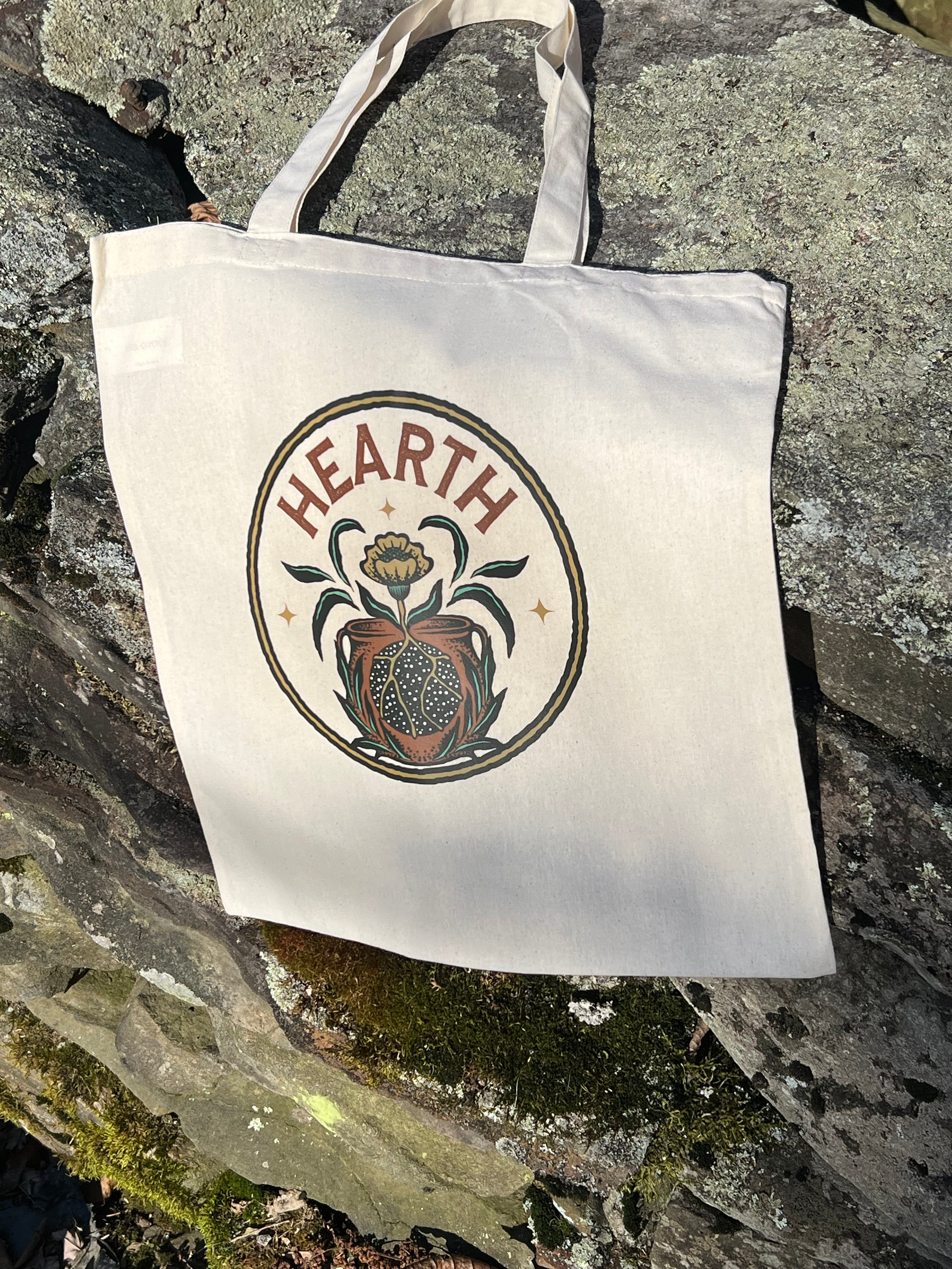 Hearth Essential Tote - 100% Cotton Lightweight Bag